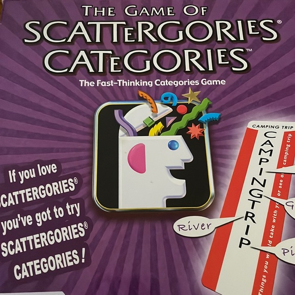 The Game of Scattergories Categories - Picture 1 of 2